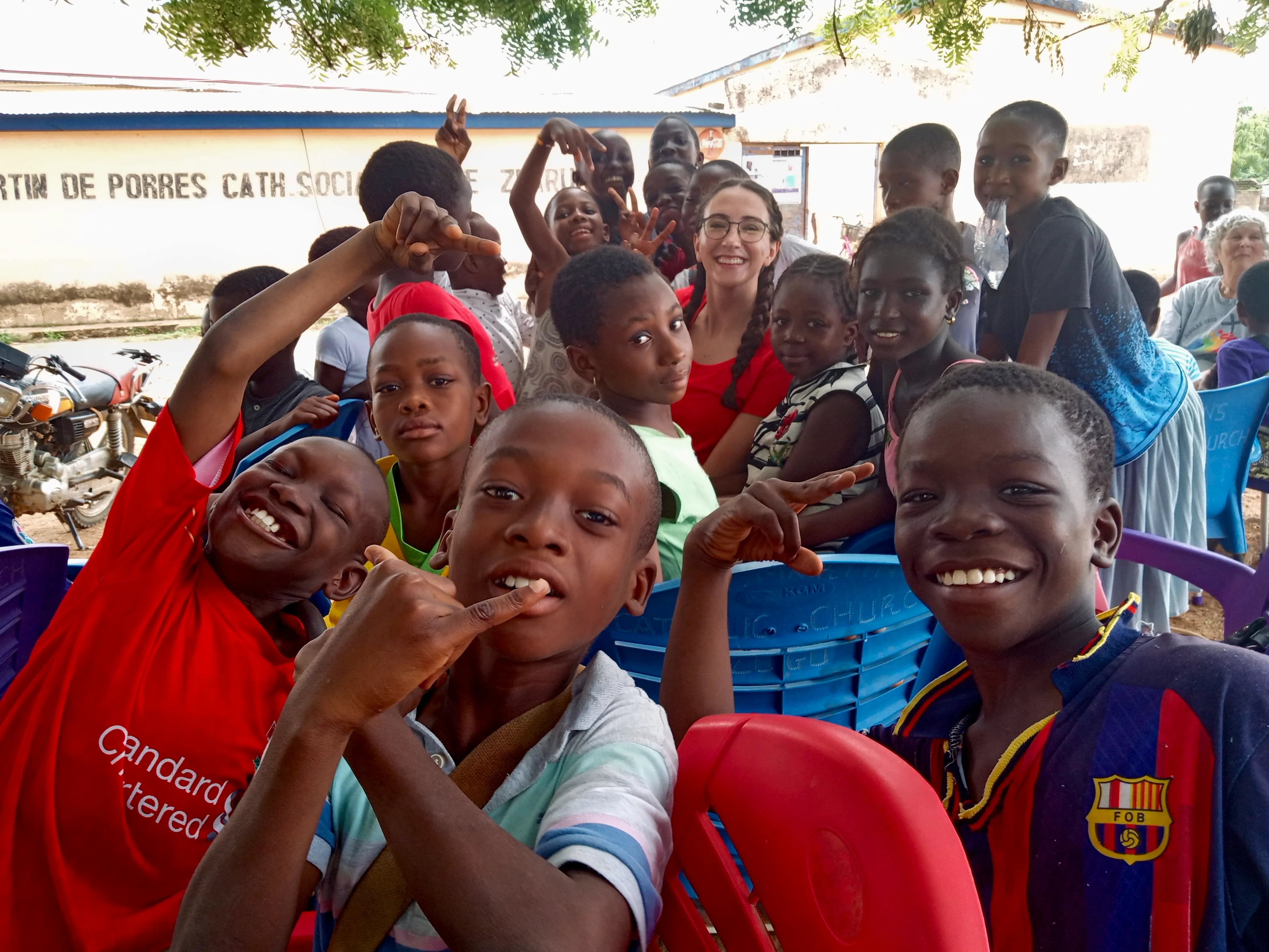 Students at James Browne Memoral School